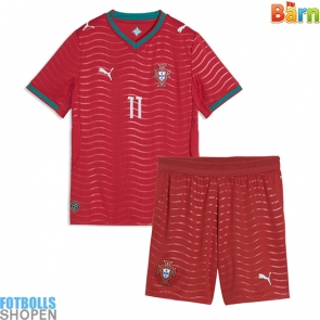 Billiga Portugal Joao Felix #11 Hemmatröja Barn VM 2026 Kortärmad (+ Korta byxor)